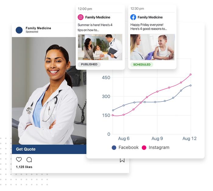 Social media platforms used by NDIS providers including Facebook Instagram and LinkedIn
